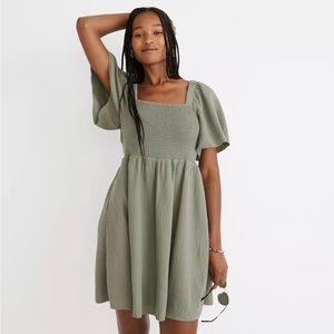 Lightspun Lucie Smocked Tie-Back Mini Dress medium